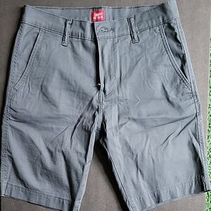 Levi's Charcoal Flat Front Shorts
